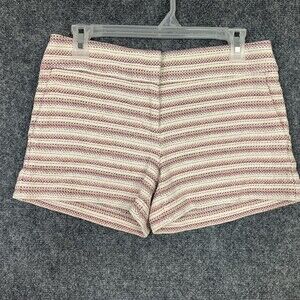 Loft The Riviera Short Women Size 0 Thick Weave Striped Front Pockets